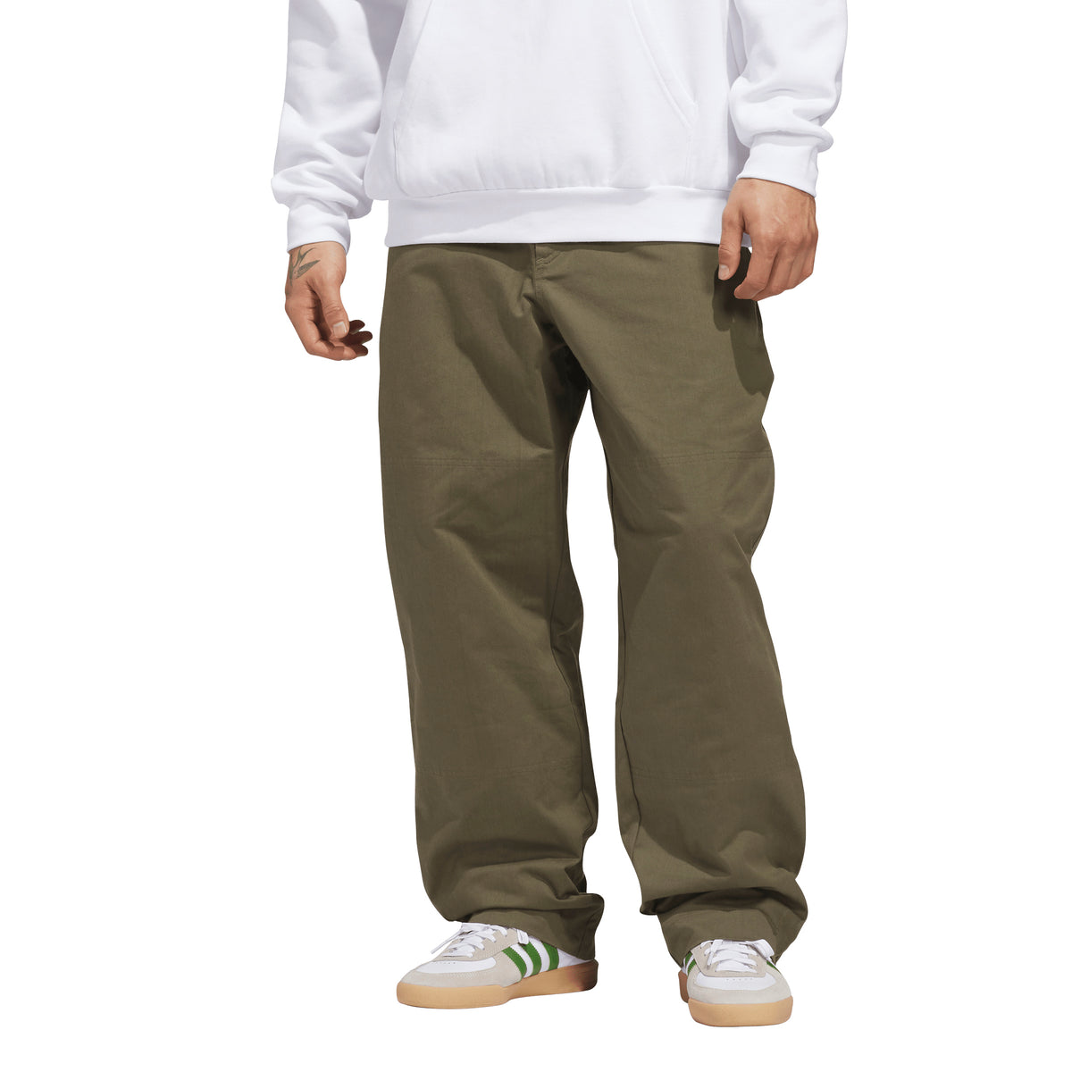 Adidas Skateboarding Olive Strata Chino Pants