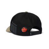 HUF Olympia Black 6 Panel Hat
