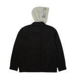 HUF Olympia Black Hooded Overshirt