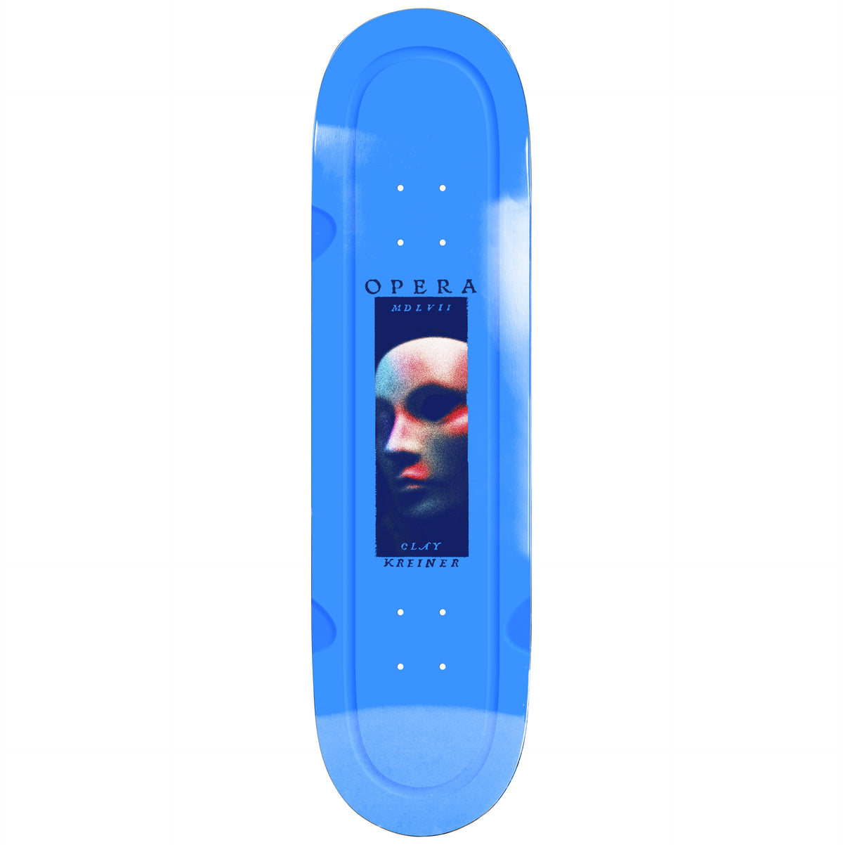 Opera Clay Kreiner Grain Groove Blue EX7 Skateboard Deck