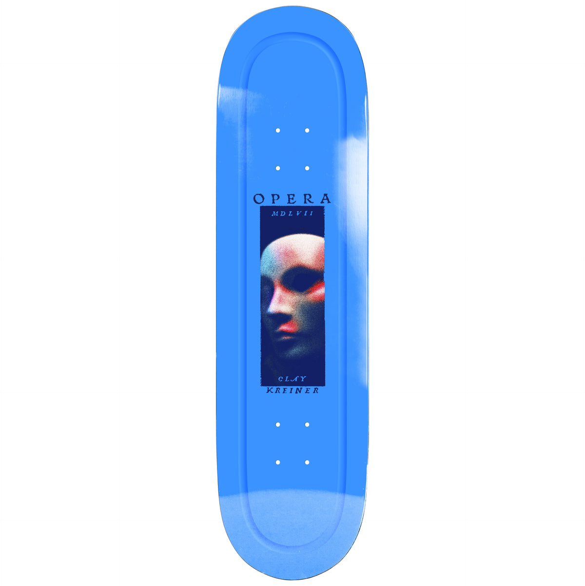 Opera Clay Kreiner Grain Groove Blue EX7 Skateboard Deck