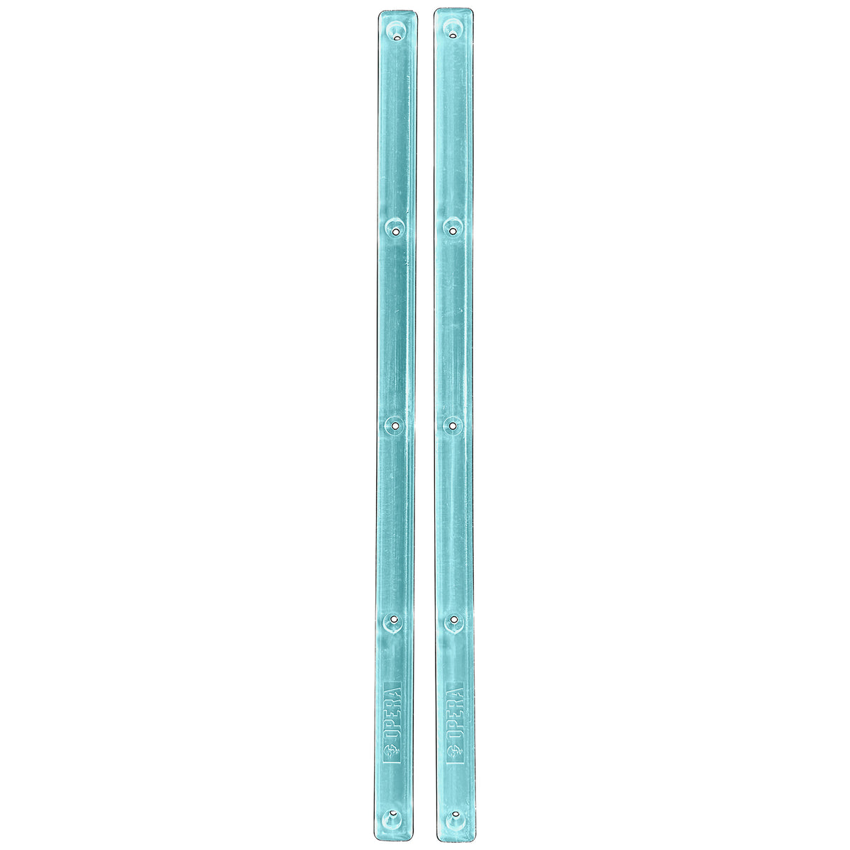 Opera Ice Blue Clear Skateboard (Set of 2) Rails