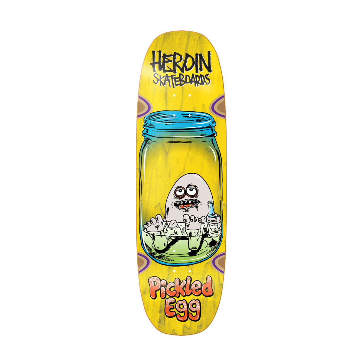 Heroin Skateboards Pickled Egg Skateboard Deck