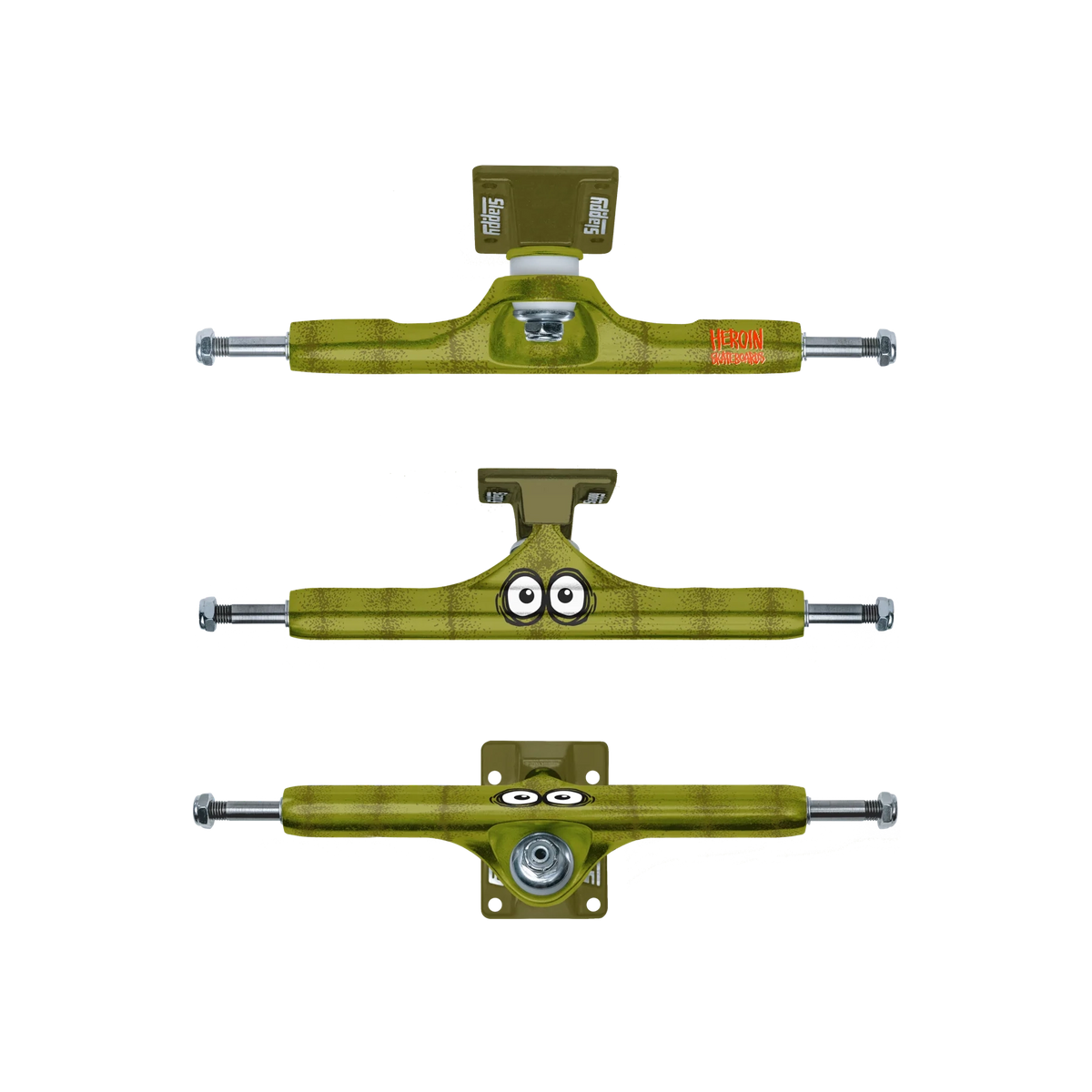 Slappy ST1 Hollow Pickle Green Skateboard Truck