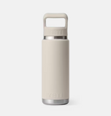Yeti Rambler 26oz Cape Taupe Matching Straw Cap Water Bottle