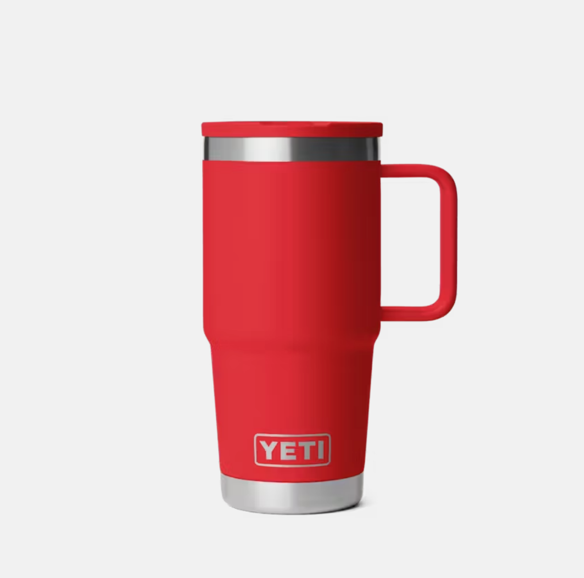 Yeti Rambler 20 oz Straw Travel Mug Rescue Red