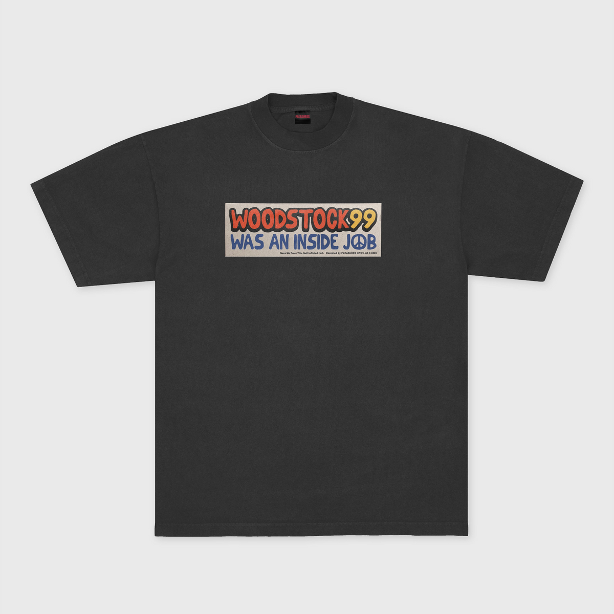 Pleasures Inside Job Black S/s Shirt