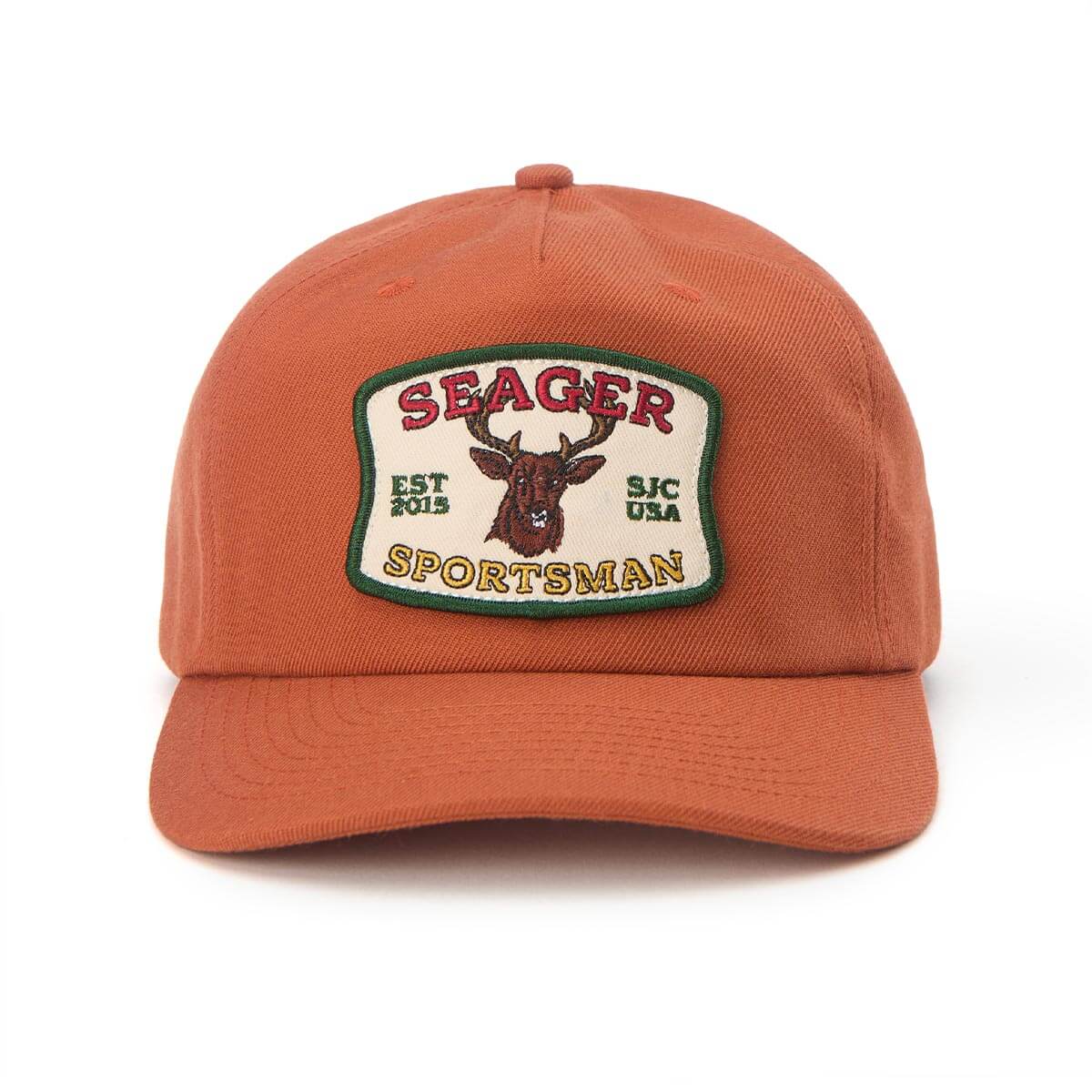 Seager Sportsman Orange Snapback Hat