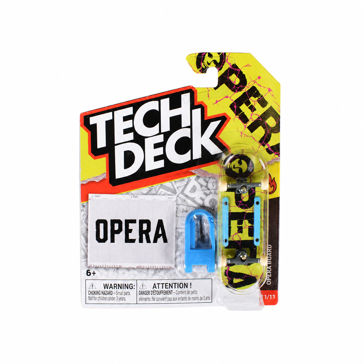 Tech Deck Opera Logo W Rails Fingerboard Complete