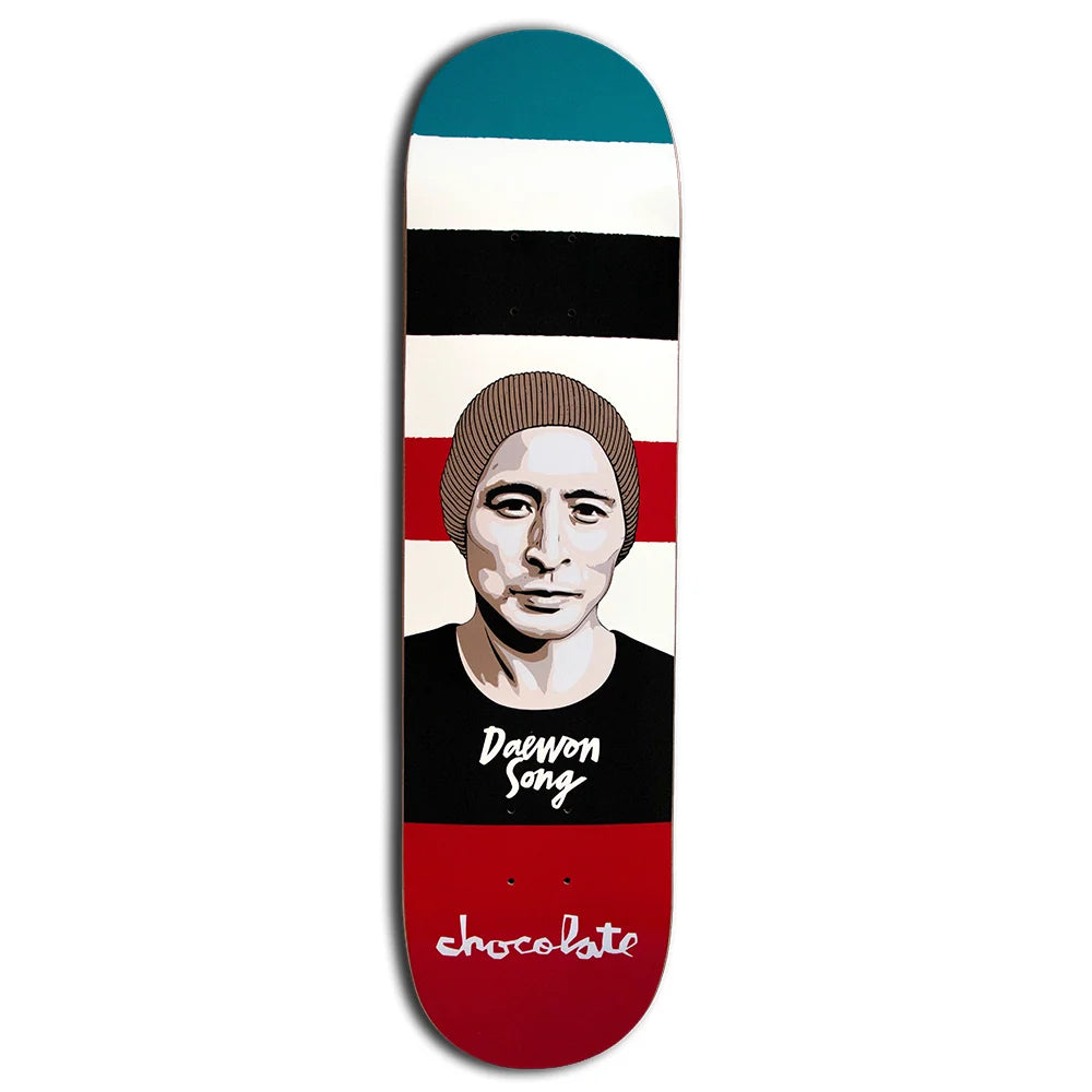 Chocolate Song Portrait Skateboard Deck