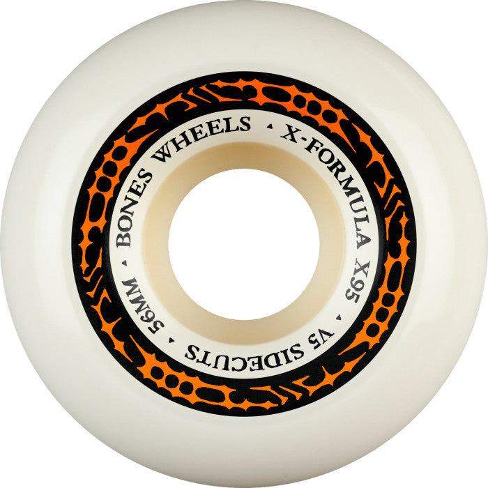 Bones X-Formula 56mm V5 Sidecuts 95A Skateboard Wheels