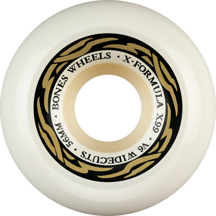 Bones X-Formula 56mm V6 Widecuts 99A Skateboard Wheels