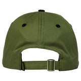 Krooked Brush Skript Olive/Black Strapback Hat