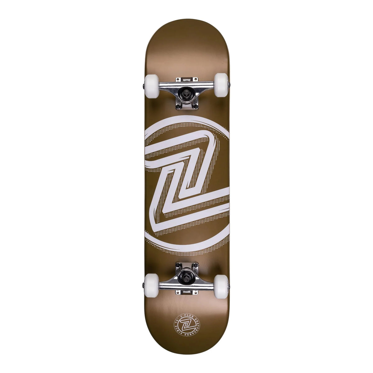 Z-Flex Logo Gold 7.8" Street Complete Skateboard