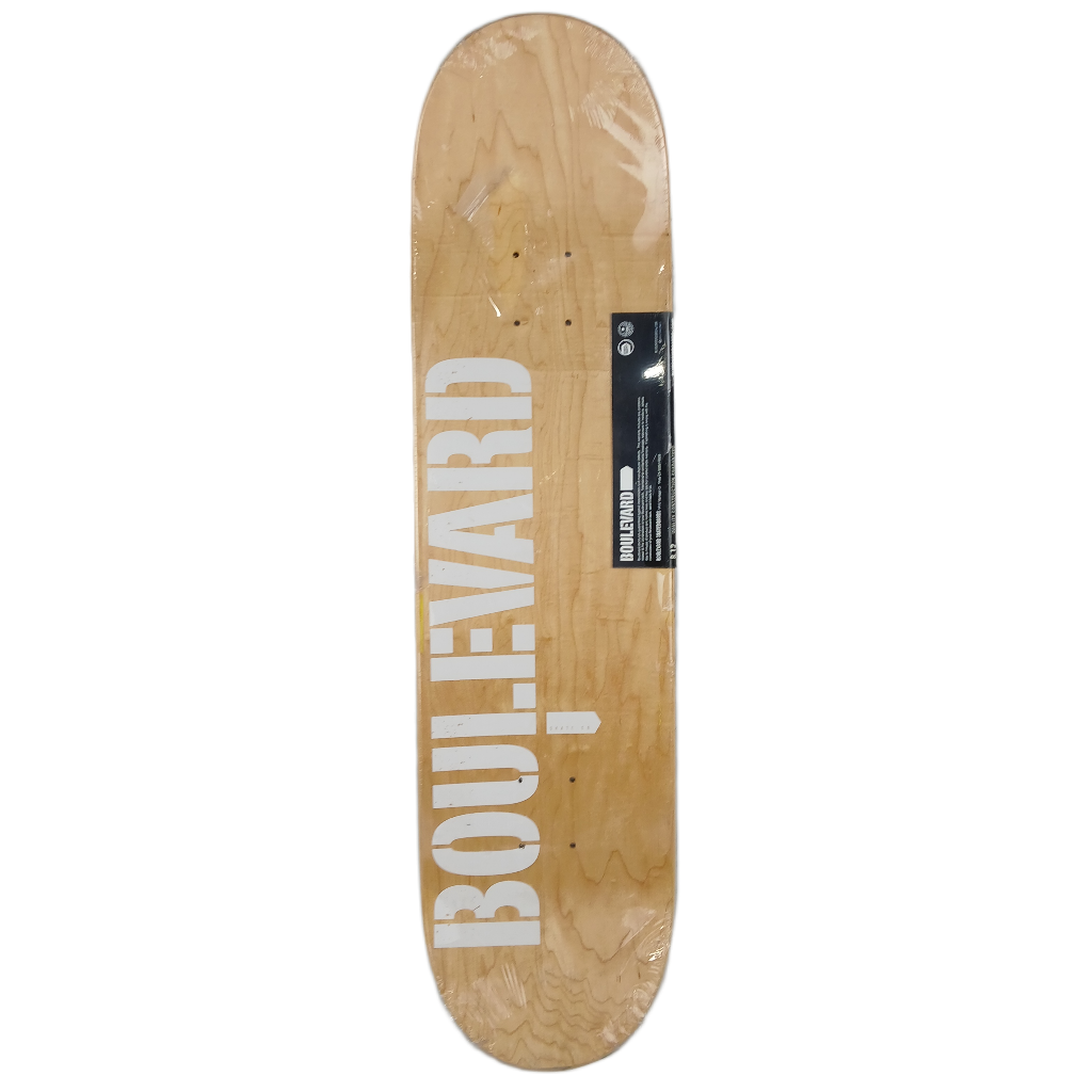 Bouelvard Tiago Lemos Shield Blue Black Gold Size 8.12" Vintage NOS Deck