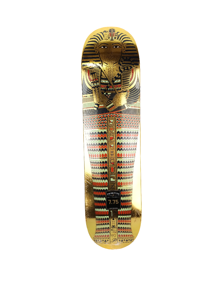 Primitive Paul Rodriguez Sarcophagus Gold 7.75 Vintage NOS Deck