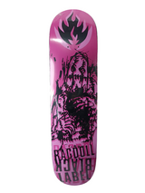 Black Label Ragdoll Graphic Pink Black Size 8.0 Vintage NOS Deck