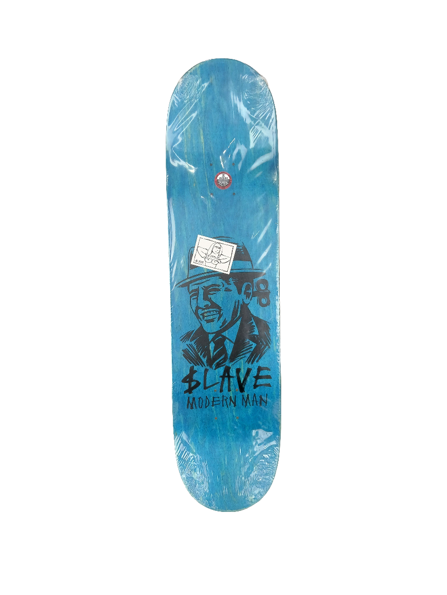 $lave Modern Man Black Yellow Size 8.25" Vintage NOS Deck