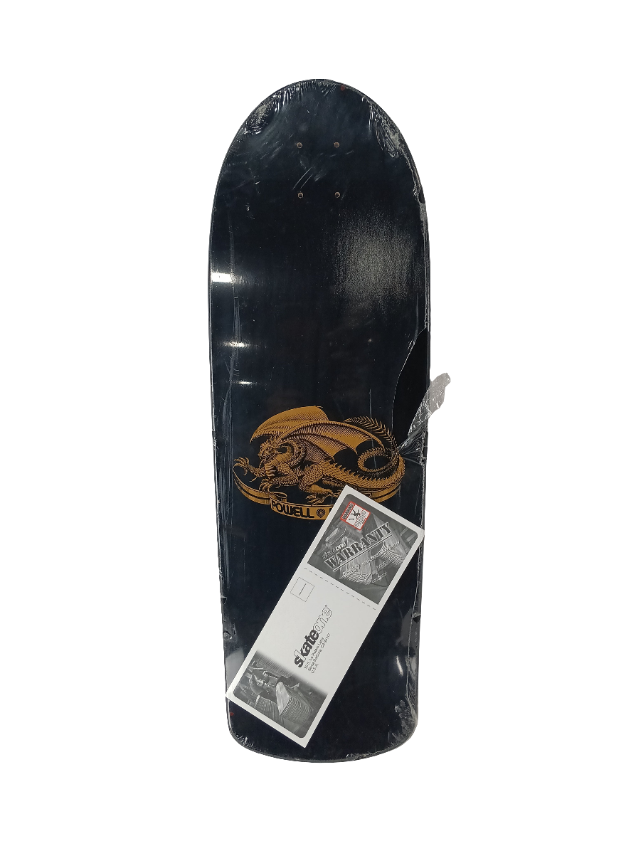Bones Brigade Powell Peralta Mike Mcgill Skull & Snake Burgundy Yellow Blue Size 10" X 28.25" Vintage NOS Reissue Deck