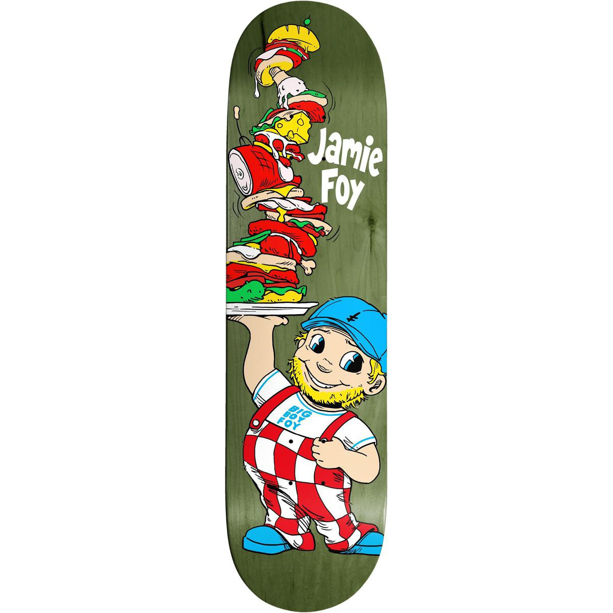 Deathwish Jamie Foy Big Boy Foy 8.25" Skateboard Deck