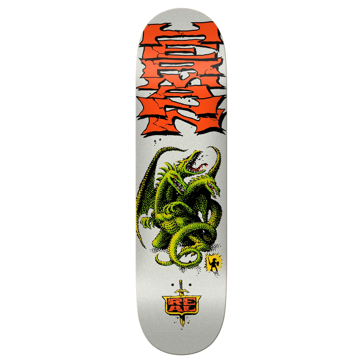 Real Hermann Dragon Slayer 8.5" Skateboard Deck