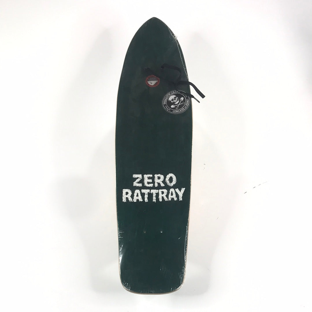 Zero John Rattray Snake Angel Punk Point Shaped Green 7.75" Skateboard Deck