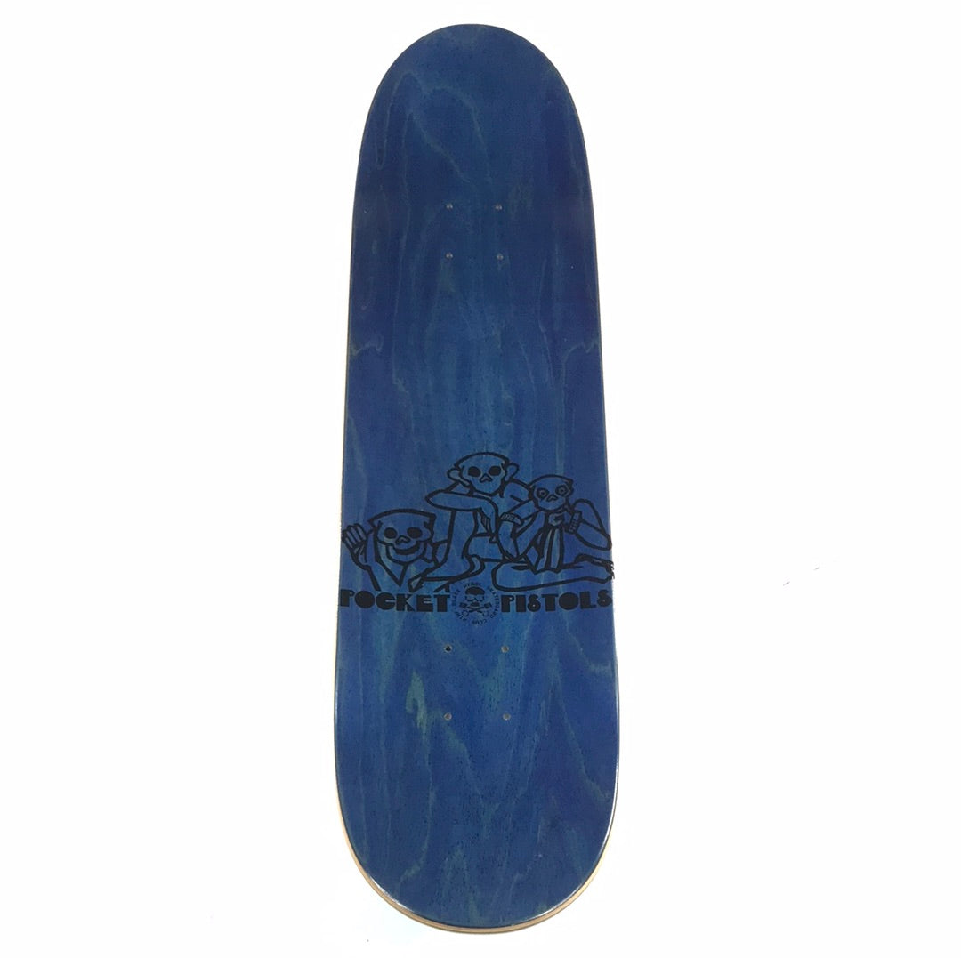 Pocket Pistols Pedro Barros Surfing Art by Ron Chatman 8.0'' Skateboard Deck