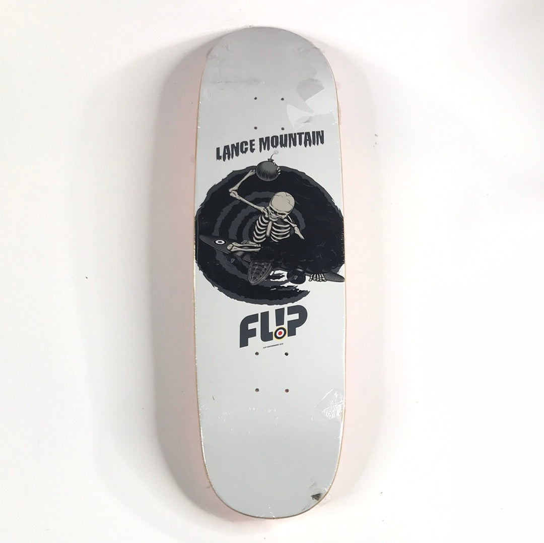 Flip Lance Mountain Bomber White 8.75 Skateboard Deck RP