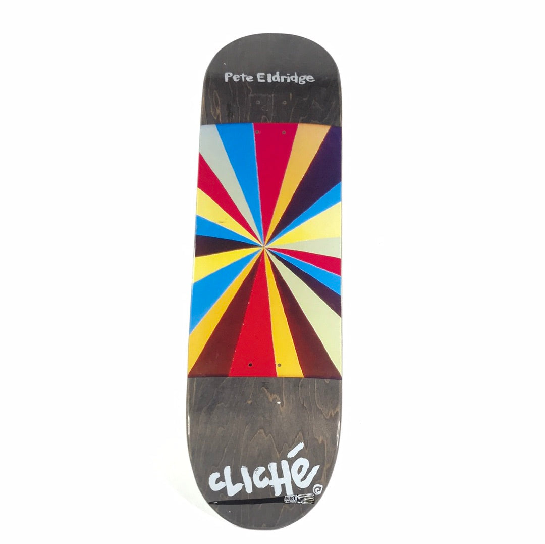 Cliché Pete Eldridge Painter Series Blank Brown/Red/Blue/Yellow Size 8.6 Skateboard Deck