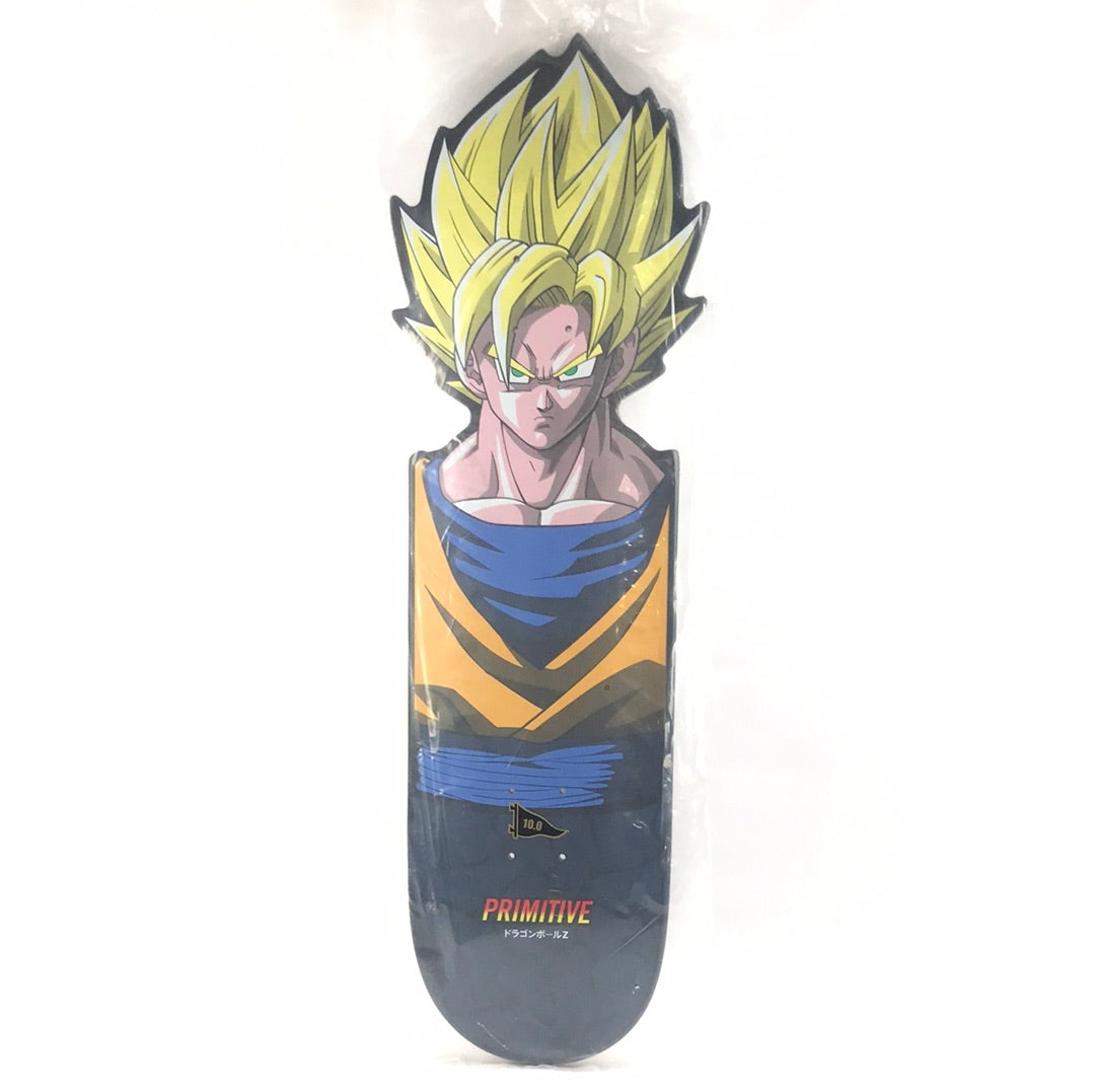 Primitive Goku Shaped 10" Blue/Orange  Skateboard Deck