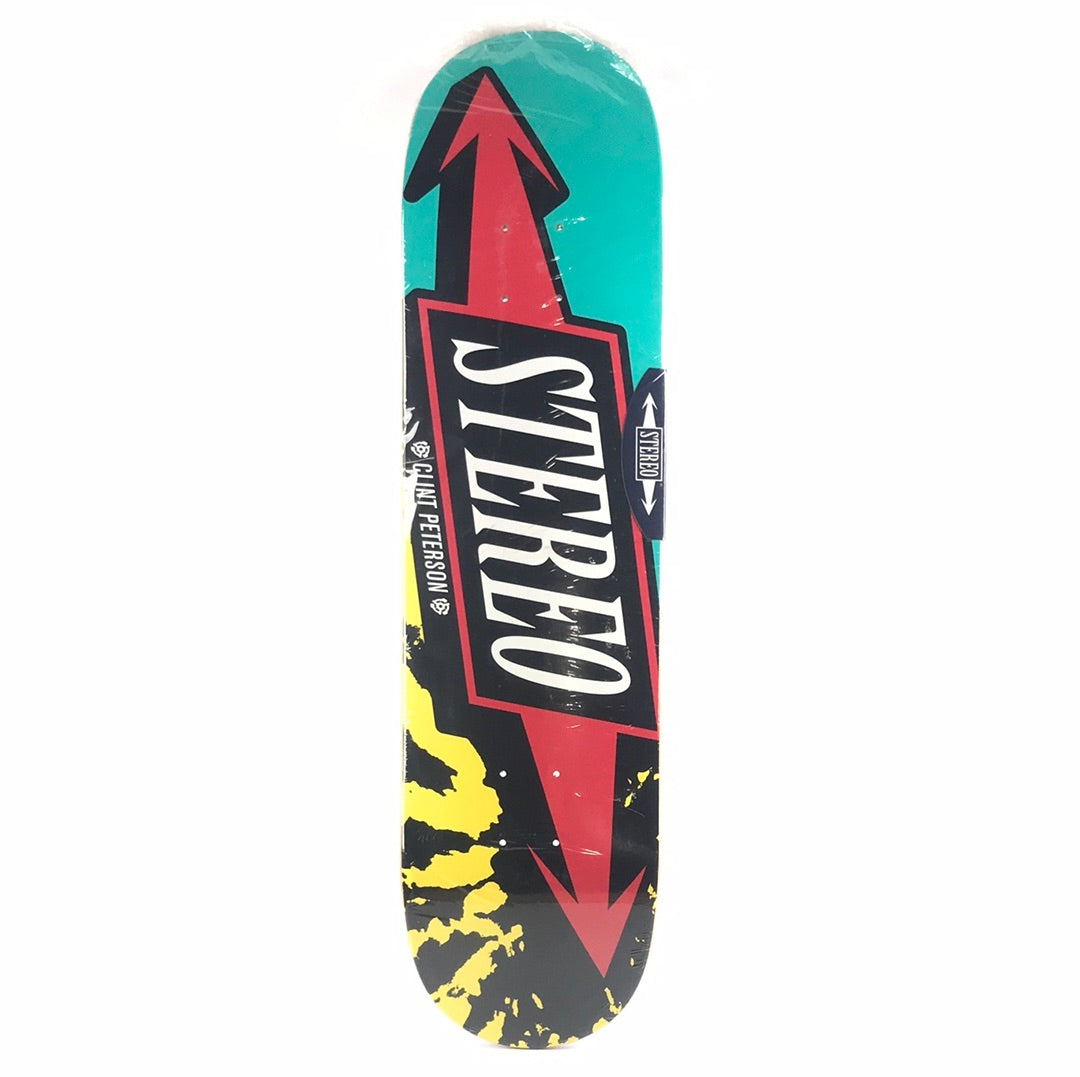 Stereo Clint Peterson Classic Logo Multi 8.0'' Skateboard Deck