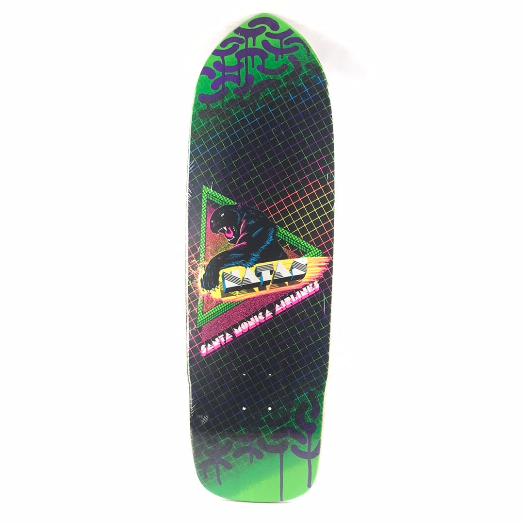Santa Monica Airlines Natas Kaupas Panther Multi Size 9.5"Skateboard Deck