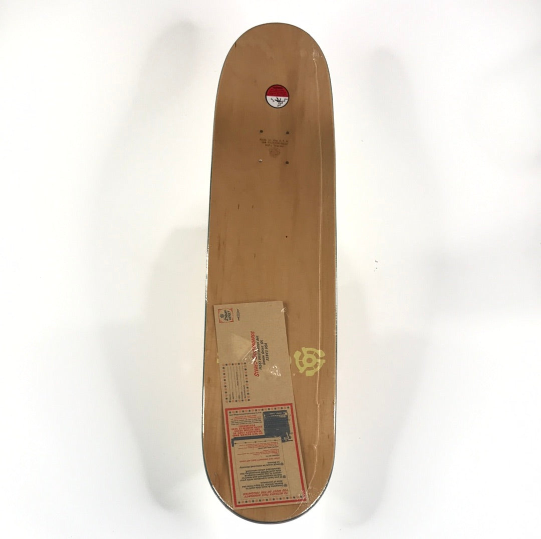 Stereo Daniel Shimizu Drums Yellow 7.5 Skateboard Deck