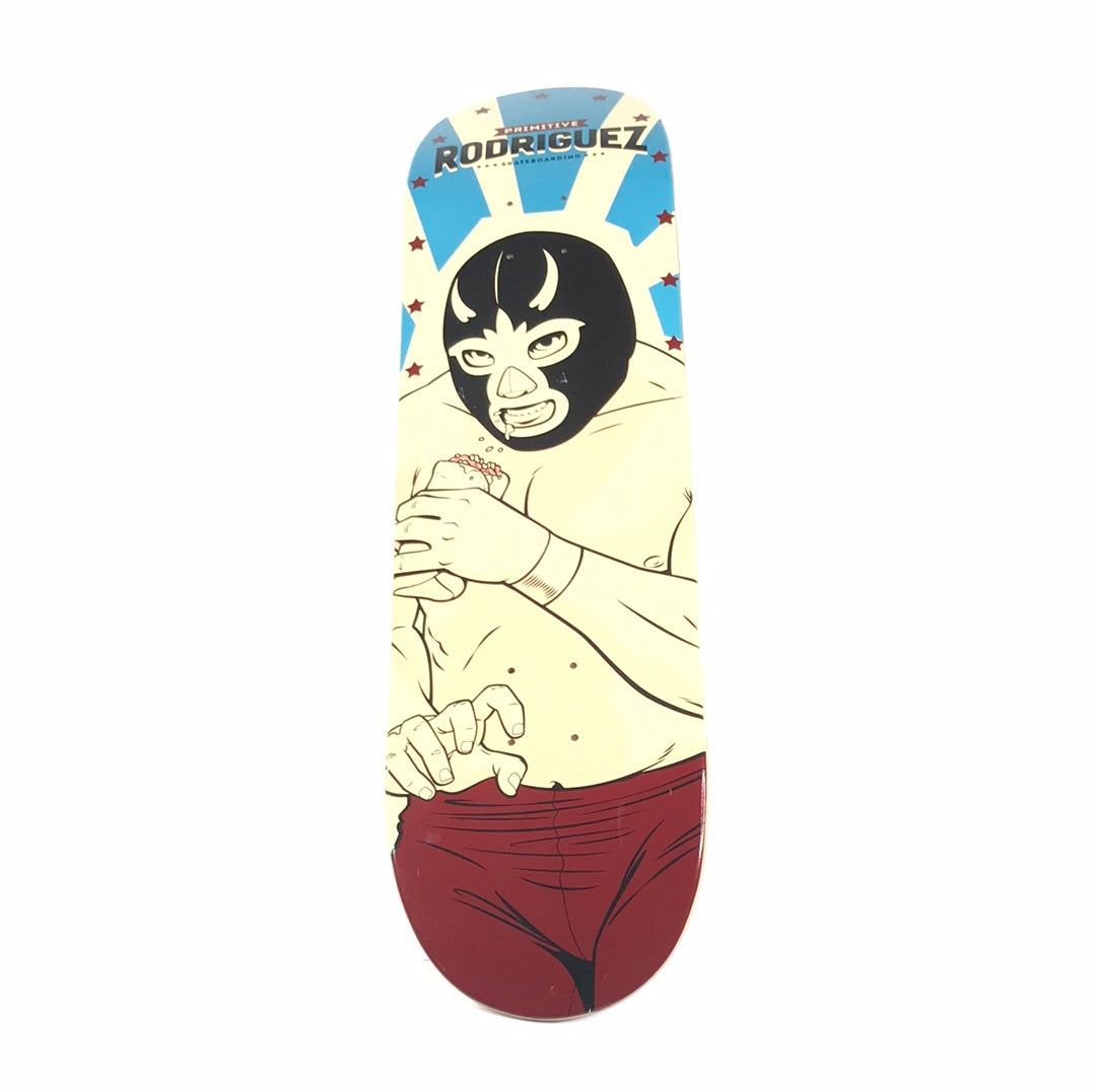 Primitive Paul Rodriguez Burrito Mexican Wrestler Multi 8.25 Skateboard Deck