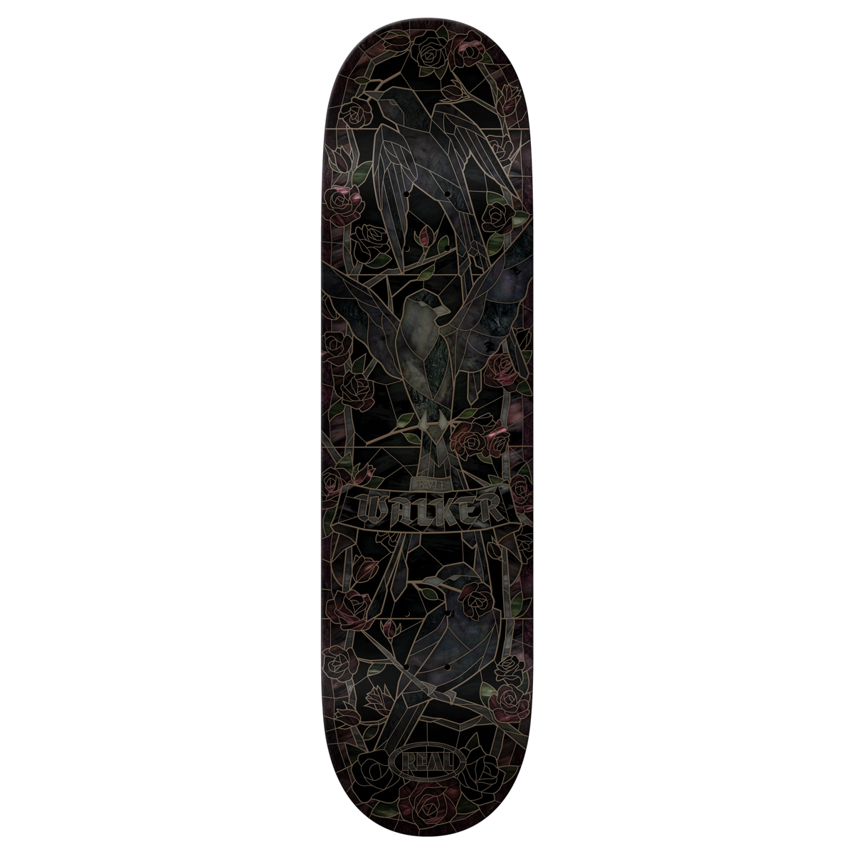 Real Kyle Black Sun Cathedral 8.38" Skateboard Deck