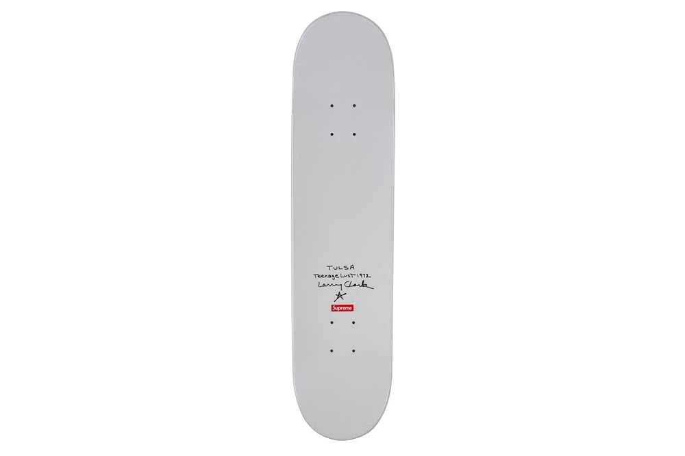 Supreme Teenage Lust 1972 Tulsa Larry Clark Black White Grey Size 7.625" Vintage NOS Deck