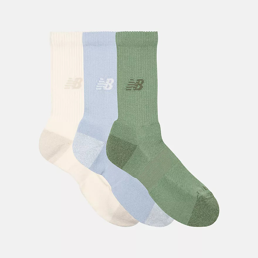 New Balance Active Crew Oregano 3 Pack Socks