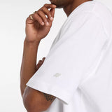 New Balance Numeric Cotton Jersey White S/s Shirt