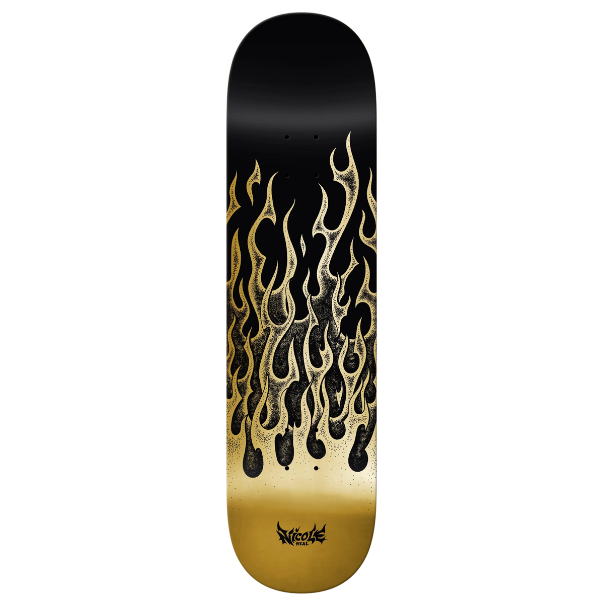 Real Nicole Flames Redux 8.25" Twin Nose Skateboard Deck
