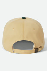 Brixton Certified LP Washed Celestial Yellow Teal Snapback Hat
