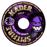 Spitfire F4 99A Kader Rolly Radial Full 56mm Black/Purple Swirl Skateboard Wheels
