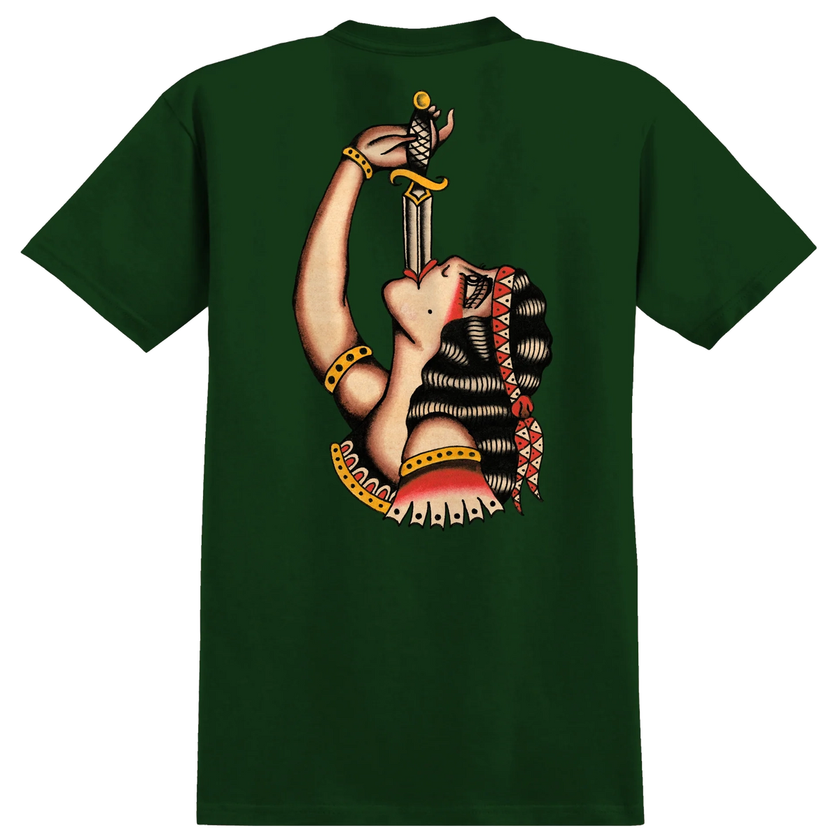 Real Sword Swallower Forest Green S/s Shirt