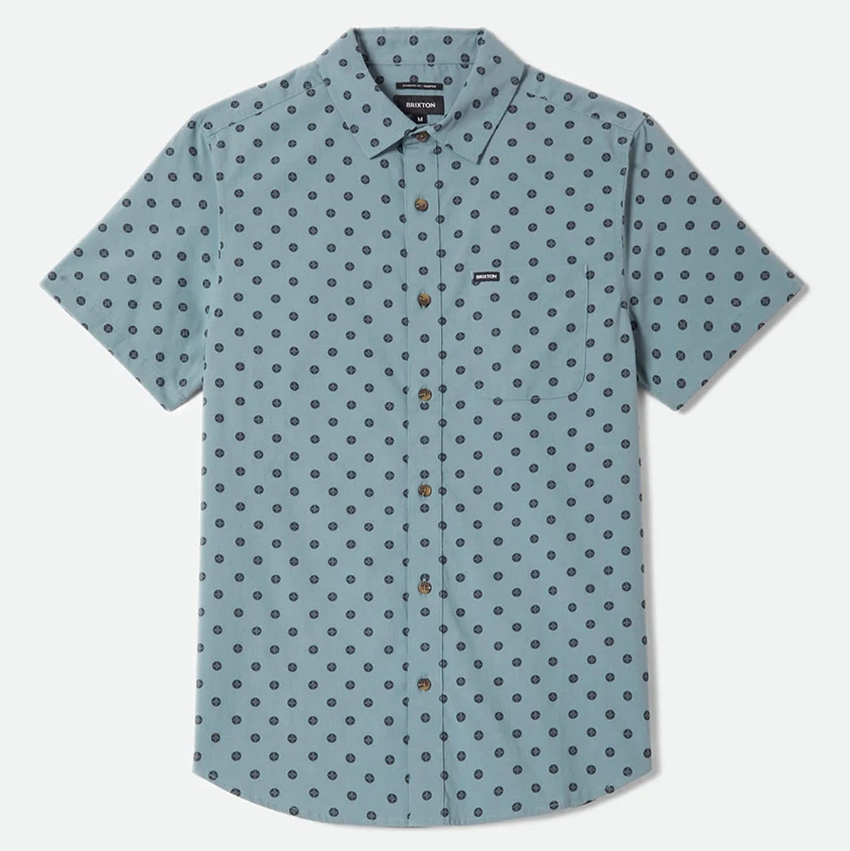 Brixton Charter Print Micro Street Tile S/s Woven Shirt