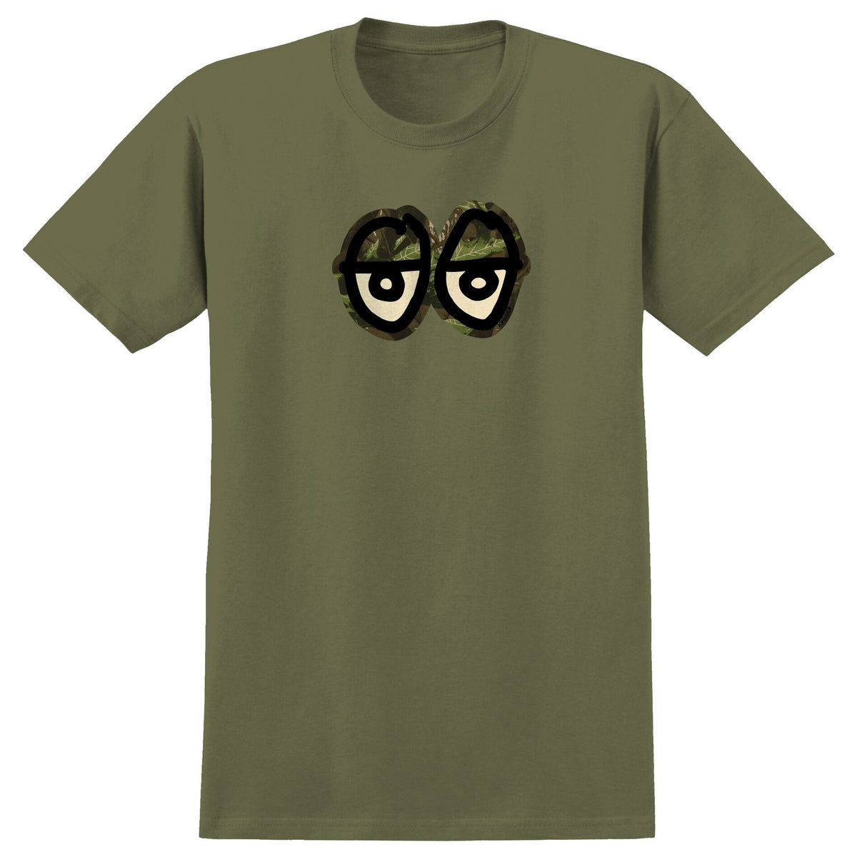 Krooked Eyes Camo/Military Green S/s Shirt