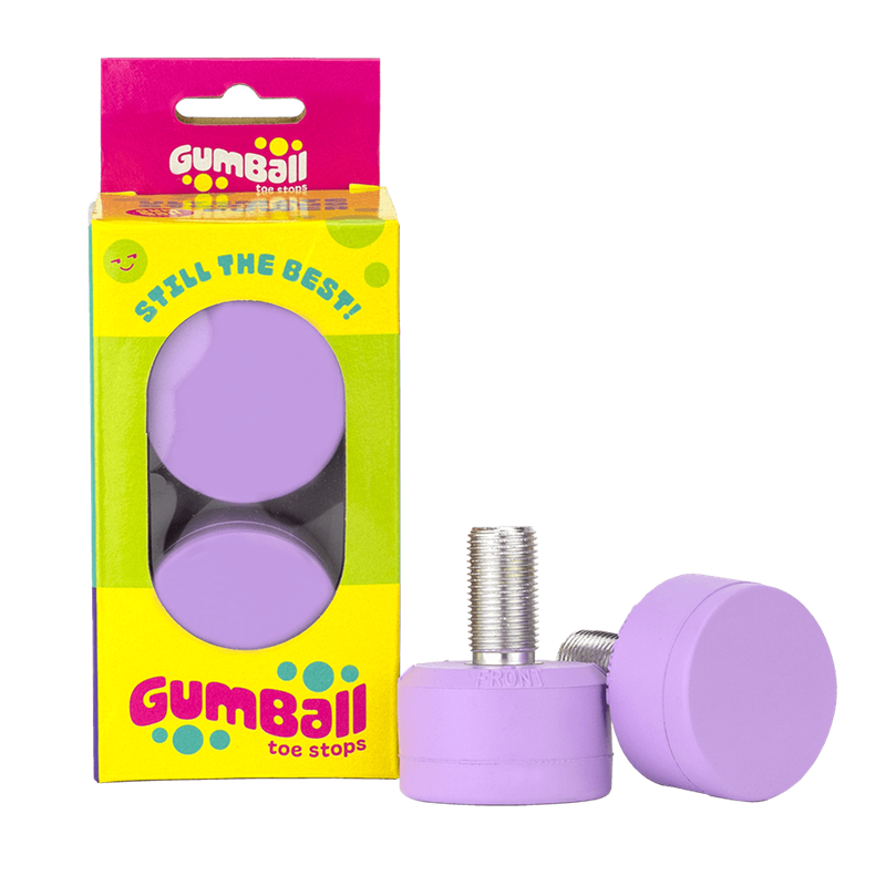 Gumball Grape 83A Long Stem (Pair) Toe Stops