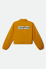Brixton Goodyear Mechanics Nugget Gold Women's Work Jacket
